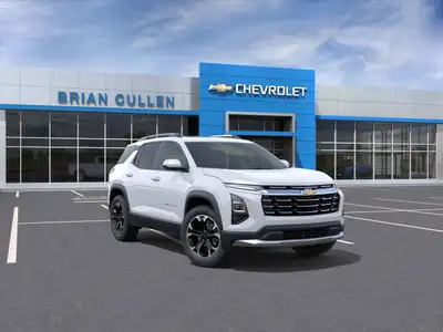 Introducing the new 2026 Chevrolet Equinox AWD LT in a pristine white finish that perfectly compleme...