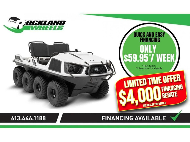 2023 Argo FRONTIER 650 HO 8X8 WITH FREE HANDRAIL AND BRUSH GUARD in ATVs in Ottawa