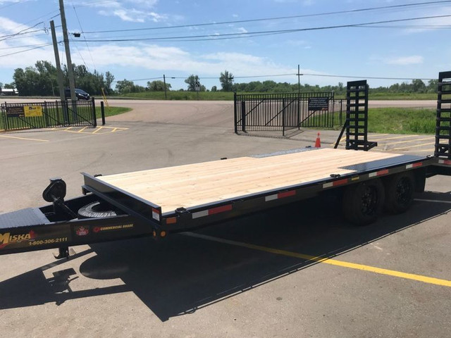 16K Flatbed Equipment Trailer - New from Miska in Cargo & Utility Trailers in Ottawa - Image 3