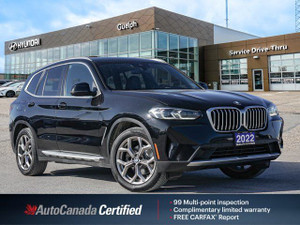 2022 BMW X3 XDrive30i | Leather | Navigation | CarPlay | Heated Seats |S