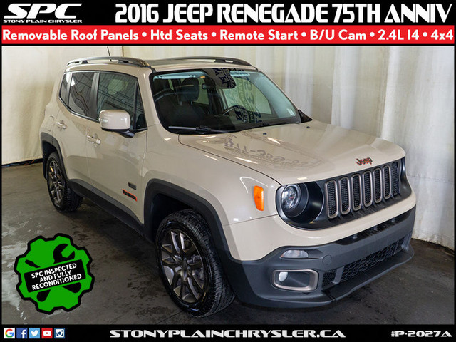 2016 Jeep Renegade 4WD 4dr 75th Anniversary for sale in Cars & Trucks in St. Albert
