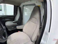 CAN LEASE, 2023 GMC SAVANA 12' CUBE VAN, Clean White Exterior, with High Back Bucket Seats, Factory... (image 2)