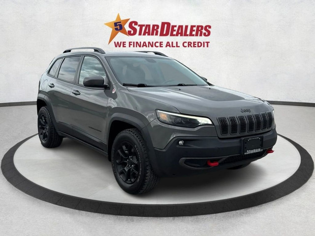 2019 Jeep Cherokee NAV LEATHER DUAL PANO ROOF WE FINANCE ALL CRE in Cars & Trucks in London