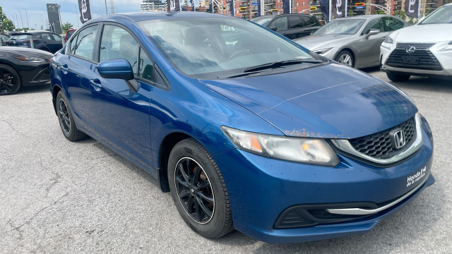 2015 Honda Civic Sedan LX / Tissus / Camera / Climatiseur / Blue in Cars & Trucks in Laval / North Shore - Image 3