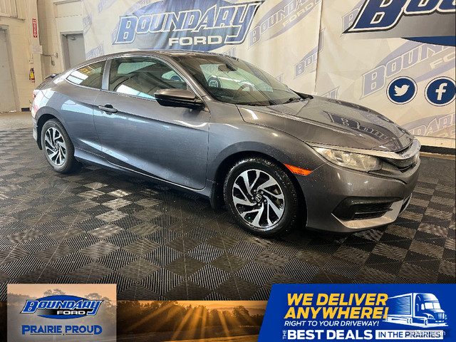 2016 Honda Civic Coupe LX 2.0 VTEC FWD | COUPE | AUTO | HTD CLOT in Cars & Trucks in Lloydminster