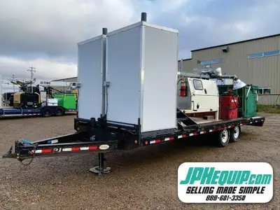 2012 PJ Combo Unit Trailer- Generator, Washrooms, Garbage, Light Tower WE SHIP DIRECT TO YOU, USA an...