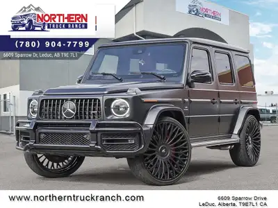 WAS: $197900 NOW: $194900 plus taxes and licensing fees2020 Mercedes-AMG G63 finished in Night Black...