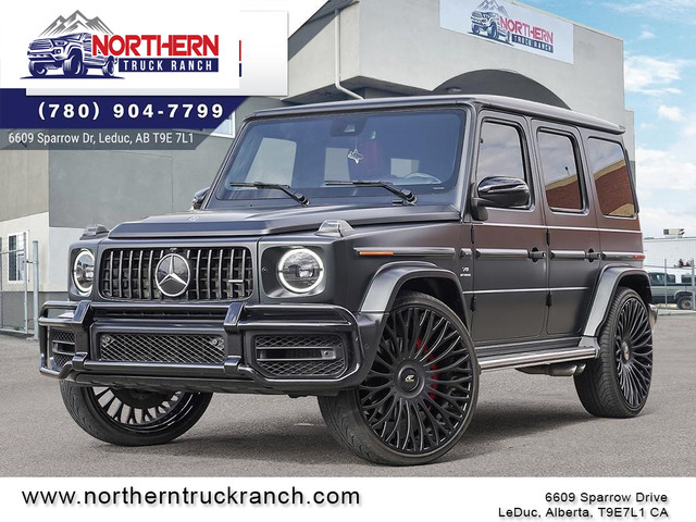 2020 Mercedes-Benz AMG G 63 G63 AMG MATTE BLACK RED SEATS 26... in Cars & Trucks in Edmonton