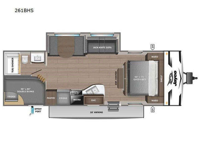 2024 Jayco Jay Flight SLX 261BHS in Travel Trailers & Campers in City of Montréal - Image 2