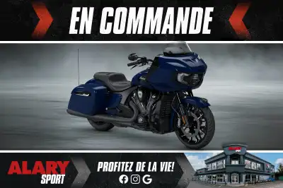 Cette MOTOCYCLETTE INDIAN CHALLENGER DARK HORSE 112 CU-IN 2025 est disponible DÈS MAINTENANT! Contac...