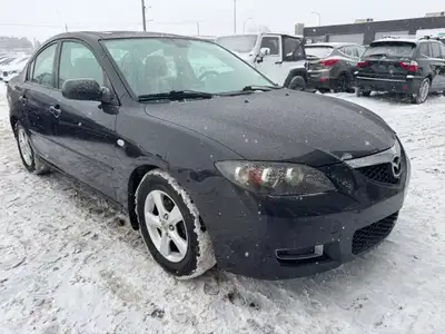 4MKAUTO 514 865 4438 2008 Mazda MAZDA3 FWD, 4 Cyl. 2.0L Manuelle 229,968 km certifié elle est toute...