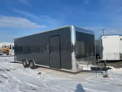 New 2024 8.5x24 Aluminum Enclosed Legend Race Trailer -One in stock, Stock#0736 -48" Beavertail -16"...