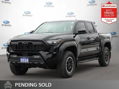 Recent Arrival! New Price! Odometer is 6102 kilometers below market average! Black 2024 Toyota Tacom...