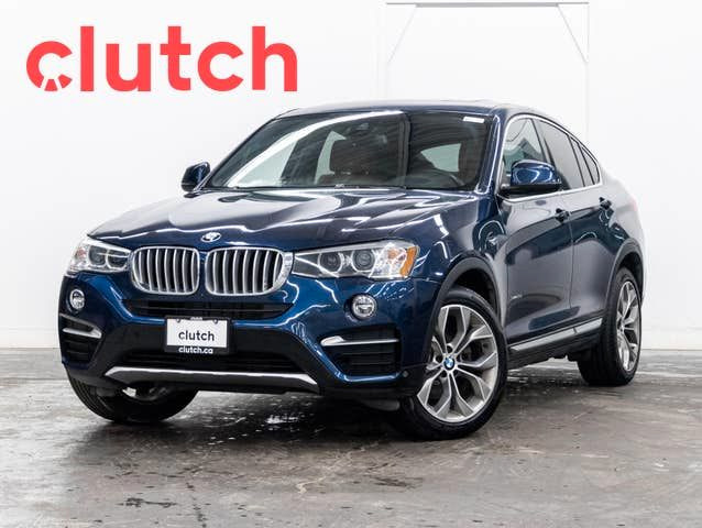 2018 BMW X4 xDrive 28i AWD w/Apple CarPlay, Heated Front Seats,  in Cars & Trucks in Bedford