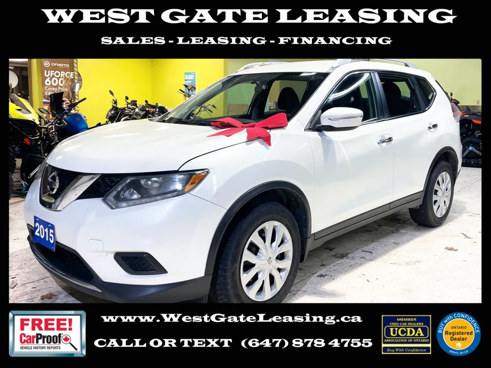 2015 Nissan Rogue AWD | CAMERA | HEATED SEATS | NO ACCIDENTS |