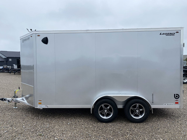 2026 Legend Aluminum Flat Top V-Nose Trailer - 7' x 17'! in Cargo & Utility Trailers in City of Toronto - Image 3