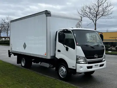 2019 Hino 195 16FT Cube Van Box measurements 16FT Long 7FT 7in. Wide 7FT High Certification valid un...