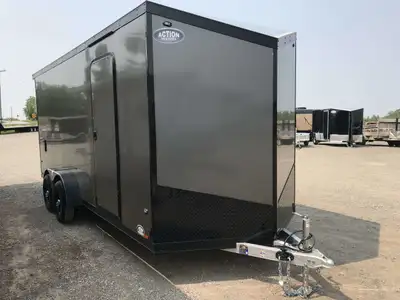 LEGACY SERIES ALL ALUMINUM FRAME 7' X 18' TANDEM AXLE CARGO W/ RAMP DOOR AND POLYCORE PANEL UPGRADE!...