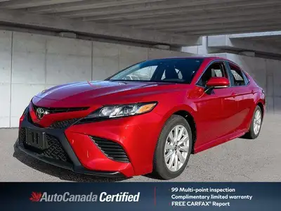 Recent Arrival! Odometer is 69588 kilometers below market average! Red 2020 Toyota Camry SE FWD 8-Sp...