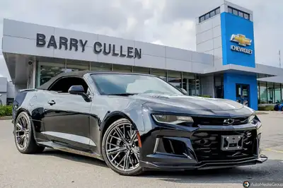UNICORN! This 650HP ZL1 Camaro comes in the rare convertible configuration with a 6 speed manual tra...
