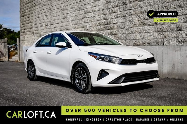 2022 Kia Forte EX • HEATED SEATS/STEERING • WIRELESS CHARGING in Cars & Trucks in Cornwall