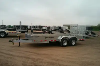 Canada Trailers Galvanized Tandem Axle Utility Trailers 7,560lbs GVWR is $7,110.00 ! Ord: 80651 - Se...