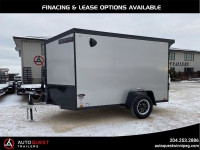 2024 Discovery Trailers 6' x 10' V-Nose Ramp Door-NP3777