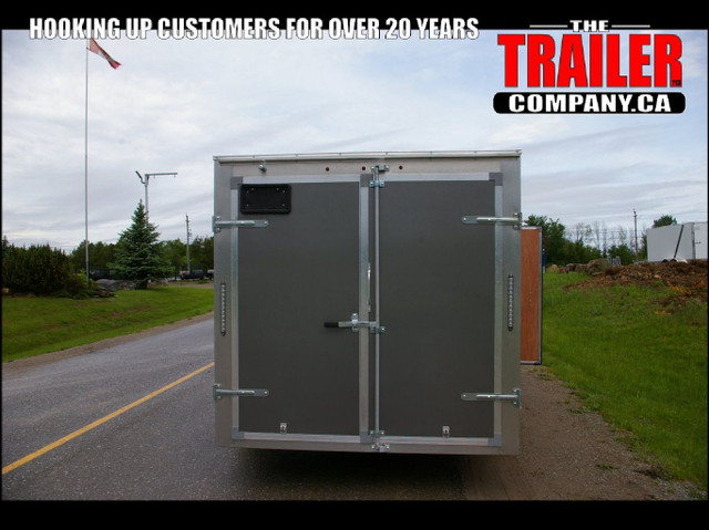2022 7X12 CARGO TRAILER, SINGLE AXLE, BARN DOORS, 78" BARN, STEE in Cargo & Utility Trailers in Ottawa - Image 4