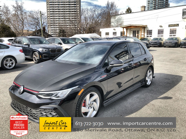 2022 Volkswagen Golf GTI 6SPD, COCKPIT PRO, PDC, BK. CAM, HTD... in Cars & Trucks in Ottawa