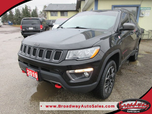 2019 Jeep Compass LOADED TRAIL-HAWK-MODEL 5 PASSENGER 2.4L - DOHC.. 4X4.. NAVIGATION.. PANORAMIC SUNROOF.. LEATHER.. HEATED SEATS &amp; WHEEL.. BE