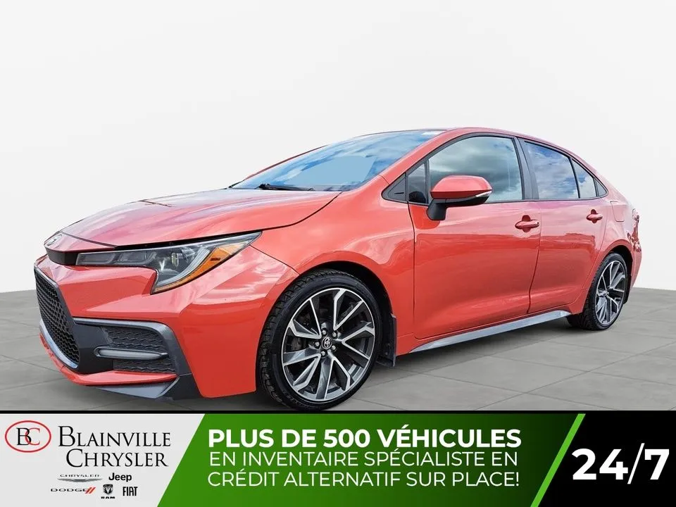 2020 Toyota Corolla XSE AILEROND JUPE LATERALE GPS CUIR TOIT OUV