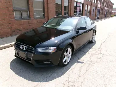 2013 AUDI A4 QUATTRO SEDAN! (416)-675-6061 - NEW ARRIVAL! LOCAL ONTARIO CLEAN TITLE VEHICLE! BLACK O...