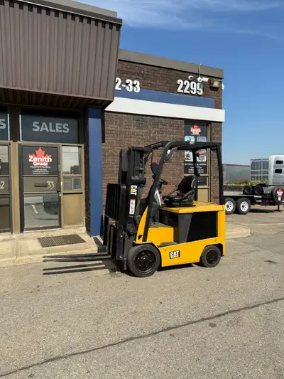 * Stock #: S1054 * Type #: Forklift * Year: 2019 * Make: Caterpillar * Model #: EC25N * Fuel: Electr...