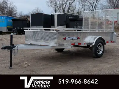 Aluminum utility trailers provide you with a lightweight, fuel-efficient solution to hauling your go...