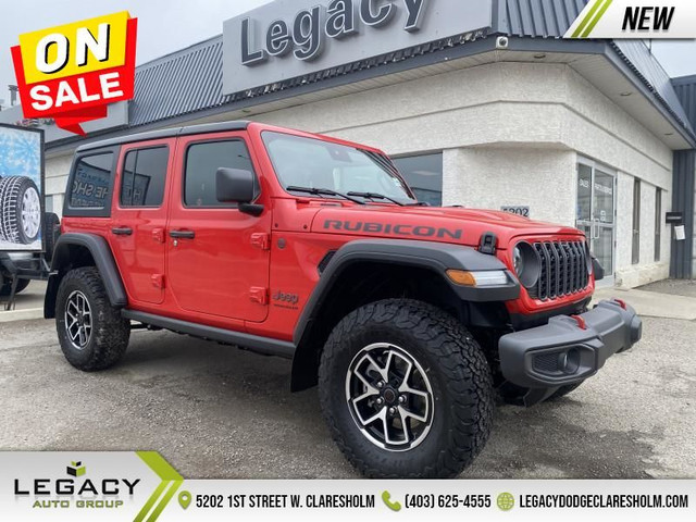 2024 Jeep Wrangler Rubicon 3.6L Pentastar V6 in Cars & Trucks in Lethbridge