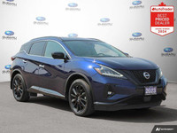 New Price! Odometer is 23178 kilometers below market average! Blue 2023 Nissan Murano Midnight Editi... (image 6)