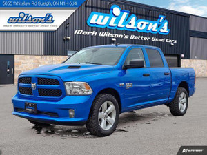 2022 RAM 1500 Express Crew | Hemi | 3.92 Ratio | Trailer Brake Control | Sport Hood | CarPlay + Android | and More
