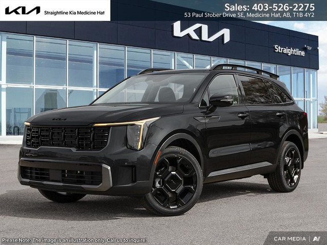 2025 Kia Sorento X-Line Turbo Power, AWD, Rugged X-Line Styling in Cars & Trucks in Medicine Hat