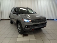 Built for adventure our 2022 Jeep Compass Trailhawk 4X4 is eager for action in Sting Gray! Motivated... (image 1)