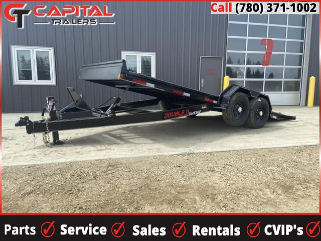 2023 Double A Trailers 83in. x 20' Hydraulic Tilt Deck Trailer in Cargo & Utility Trailers in Strathcona County