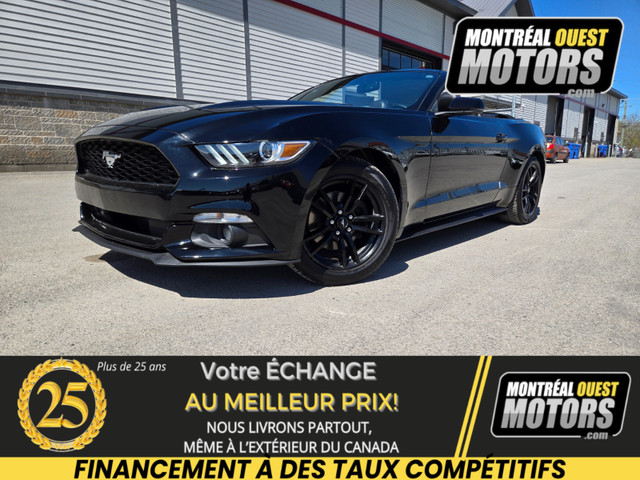 2017 Ford Mustang 2.3T / Premium / CONVERTIBLE / NAVI EcoBoost in Cars & Trucks in West Island - Image 3
