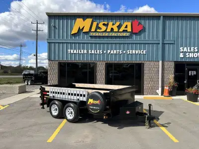 Miska 5 Ton Scissor Lift GD Dump Trailer - starting at just $7,495.00 Finance from $200.00/month OAC...