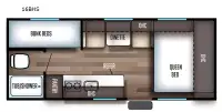 2019 Forest River RV Cherokee Wolf Pup 16BHS