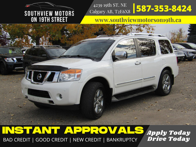 2013 Nissan Armada  4WD-PLATINUM-LOADED *FINANCING AVAILABLE* in Cars & Trucks in Calgary