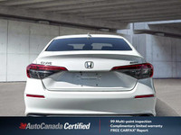 Recent Arrival! Civic Sport, Cloth. Odometer is 29803 kilometers below market average! White 2022 Ho... (image 5)