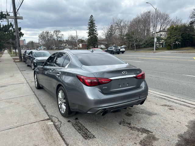 2018 INFINITI Q50 3.0t LUXE AWD in Cars & Trucks in City of Toronto - Image 4