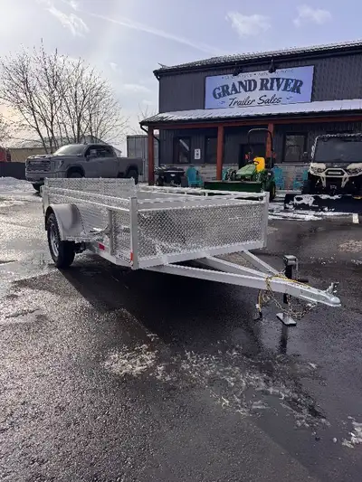 Grand River Trailer Sales Utility trailer , cargo , landscape Aluminum 5x10 Single Axle utility Trai...