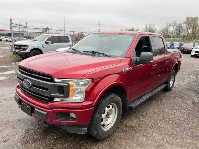 Behold the mighty 2018 Ford F-150 XLT, a beast on wheels with its EcoBoost 3.5L Twin Turbo V6 engine...