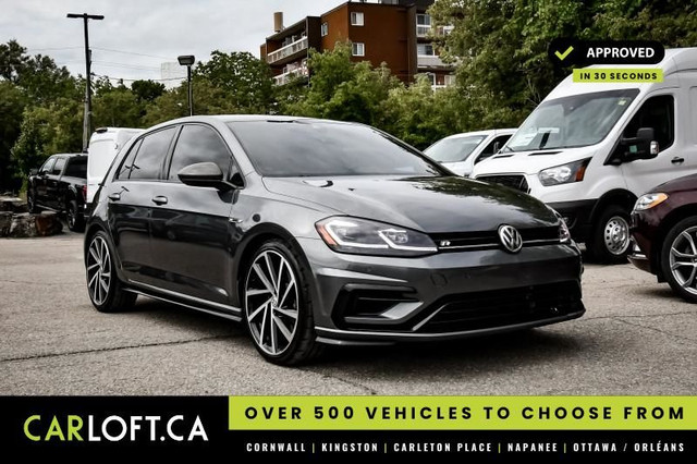 2018 Volkswagen Golf R DSG • HEATED LEATHER • NAV • PREM. AUDIO in Cars & Trucks in Ottawa