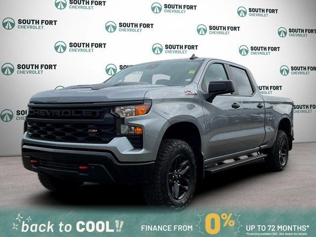 2025 Chevrolet Silverado 1500 Custom Trail Boss 4WD Crew Cab in Cars & Trucks in Strathcona County